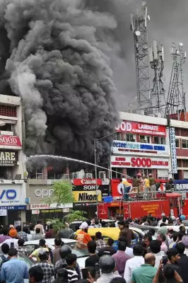 Chandigarh Market Fire: Photo Lab Gutted in Sector 22, Safety Lapses Under Scrutiny
