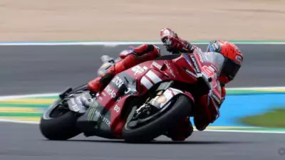 Chaotic MotoGP Qualifying in Brazil: Di Giannantonio Takes Pole Amid Multiple Crashes