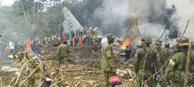 Colombian Military Plane Crash Kills 66, Survivors Rescued in Remote Area