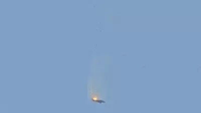 F-15 Fighter Jet Crashes in Kuwait; Viral Video Captures Dramatic Descent
