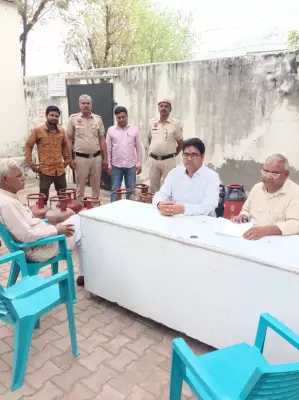 Food & Civil Supplies Dept Seizes 16 LPG Cylinders in Mahendragarh Raids