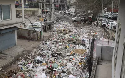 Garbage Strike in Jalandhar: Partap Bagh Road Clogged as Sanitation Workers Protest