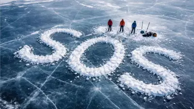 German Skiers' Ice SOS Rescue: Stranded Couple Saved After Crafting Giant Signal