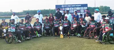 Haryana Wheelchair Cricket Team Clinches Unity T-20 Tri-Series Title