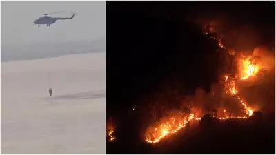 IAF Deploys Mi-17 Helicopter in Major Operation to Douse Arunachal Forest Fire