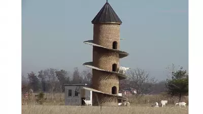 Illinois Goat Tower: A 31-Foot Brick Marvel That Blends Farm Innovation with Animal Welfare