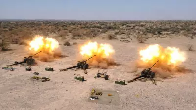 Indian Army's Konark Corps Demonstrates Artillery and Rocket Firepower in Pokaran Drill