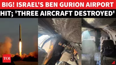 Iranian Missiles Strike Ben Gurion Airport, Damaging Israeli Aircraft in Major Escalation