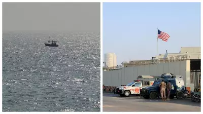 Iranian Ship Sinks Off Sri Lanka After Submarine Strike; US Evacuates Karachi Staff