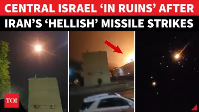 Iran's Missile Barrage Hits Central Israel: Petah Tikva Damaged, Nir Am in Flames