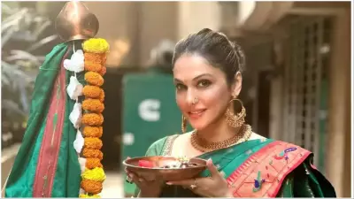 Isha Koppikar Celebrates Gudi Padwa, Passing Traditions to Daughter Rianna