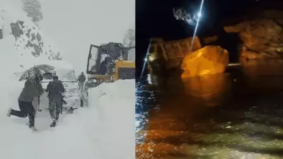 Jammu & Kashmir: Landslide Kills Worker, Snow Strands 235; Rescue Ops in Kishtwar