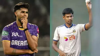 KKR Faces Dual Setbacks Ahead of IPL 2026: Mustafizur Released, Harshit Rana Injured