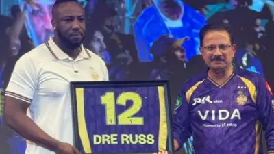 KKR Retires Andre Russell's Jersey No. 12, a First in IPL History