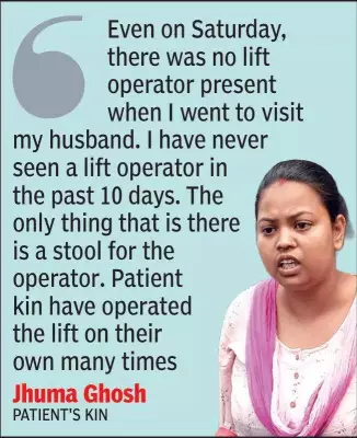 Kolkata Hospital Lift Tragedy Sparks Fear, Patients Shun Elevators After Fatal Malfunction