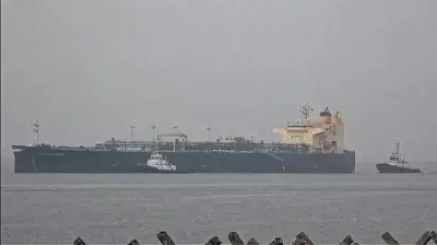 LPG Tanker Pyxis Pioneer from Texas Docks at New Mangalore Port