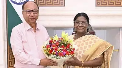 Manipur CM Khemchand Singh, Nagaland Governor Meet President Murmu at Rashtrapati Bhavan