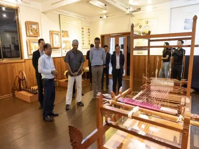 MEA Secretary P Kumaran Visits Mekong-Ganga Textile Museum in Cambodia