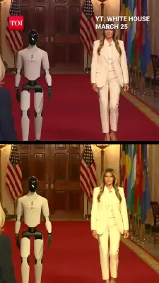 Melania Trump Unveils US-Made AI Robot Figure 03 at White House Tech Summit
