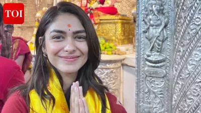 Mrunal Thakur Seeks Blessings at Pune Temple for Upcoming Film Dacoit
