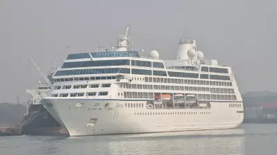 MS Sirena Cruise Ship Docks at New Mangalore Port on Sunday Morning