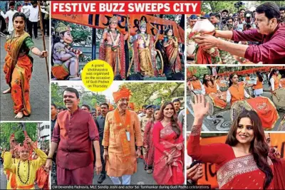 Nagpur Celebrates Gudi Padwa with Traditional Fervor and Cultural Pride