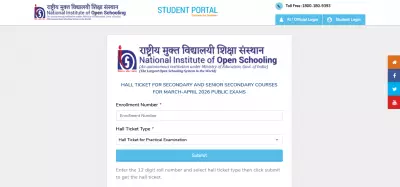 NIOS Releases Hall Tickets for April 2026 Practical Exams for Classes 10 and 12