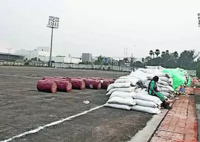 Patna's First International Hockey Ground Nears Completion with Dutch Astroturf
