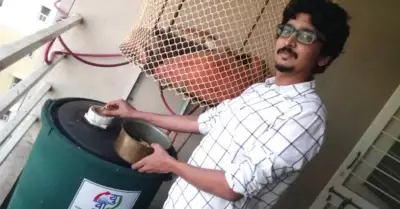 Pune Engineer Transforms Kitchen Waste into Cooking Fuel with Home Biogas System