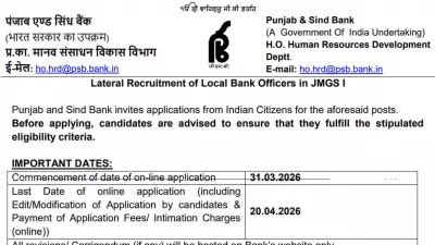 Punjab & Sind Bank LBO Recruitment 2026: 1000 Vacancies Across 17 States