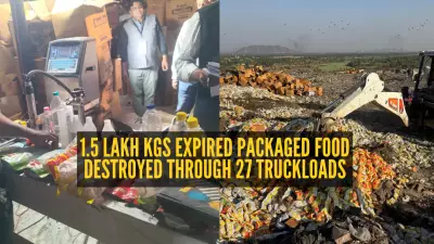 Rajasthan Food Safety Destroys 1.5 Lakh Kg Expired Amul Products in Jaipur Raid