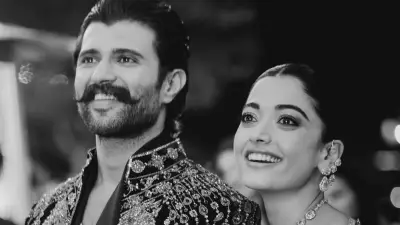 Rashmika Mandanna and Vijay Deverakonda Share Dreamy Sangeet Photos with Heartfelt Captions