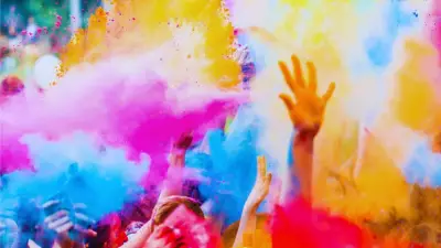 Royal Holika Dahan Celebrations Illuminate Jaipur's Historic City Palace