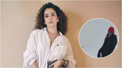 Sanya Malhotra Grooves to DDLJ's 'Zara Sa Jhoom Lu Main' in Snowy Instagram Tribute