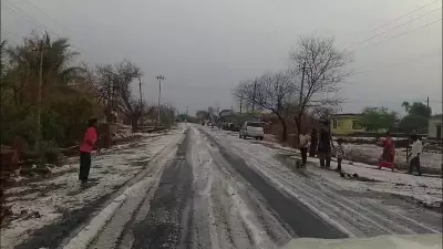 Severe Thunderstorms and Hail Batter North Karnataka, Causing Crop Damage