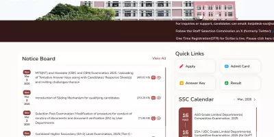 SSC Releases MTS & Havaldar 2026 Answer Keys: Download Steps & Challenge Process