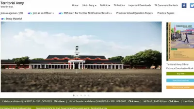 Territorial Army Announces 2026 Recruitment Rally with 3806 Vacancies Across India