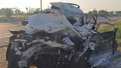 Two Youths Killed, Three Injured in Tragic SUV-Tractor Collision on Hisar-Delhi Highway