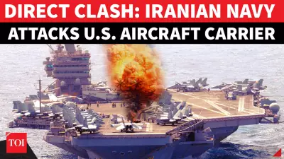 US Navy Strikes Iranian Vessel Near Carrier in Arabian Sea; Tensions Soar