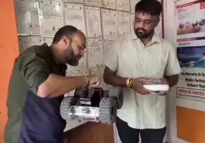 Vadodara Duo's Robotic Sewer Cleaner Prevents Road Digging with AI & Bioremediation