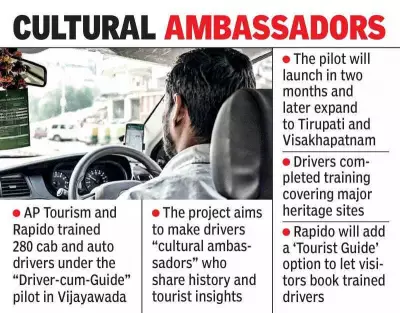Vijayawada Auto, Cab Drivers Trained as Tourist Guides in AP Tourism Initiative