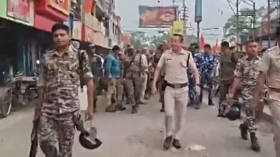 Violence Mars Ram Navami Procession in Murshidabad, West Bengal; Security Heightened
