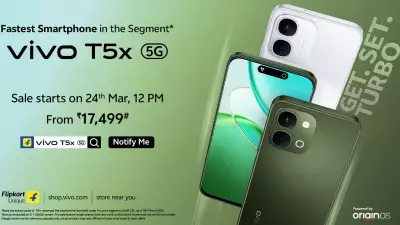 Vivo T5x 5G Launches in India with Massive 7200mAh Battery, Price Starts at Rs 18,999