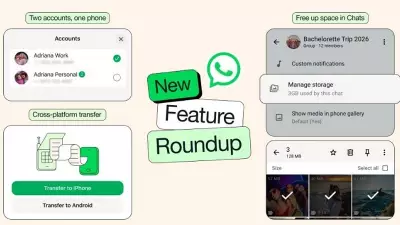 WhatsApp Unveils Major Update: Dual iPhone Accounts, AI Writing Assistant, and Enhanced Chat Features