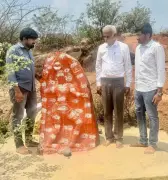 10th-Century Rashtrakuta Hero Stone Found Neglected Near Hyderabad Temple
