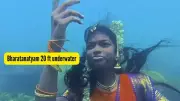 11-Year-Old Dancer Performs Bharatanatyam Underwater to Fight Plastic Pollution