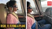 11-Year-Old Pilot Rishi's Viral Flight Video Shows Calm Mastery Beyond His Years