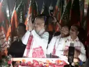 Amit Shah Predicts NDA Victory in Assam, Launches Campaign Amid Heavy Rains