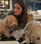 Ananya Panday Celebrates Holi with Family and Pets, Shares Adorable Festive Moments