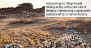 Ancient Stone Age Sites in Maharashtra Face Destruction from Mining and Construction